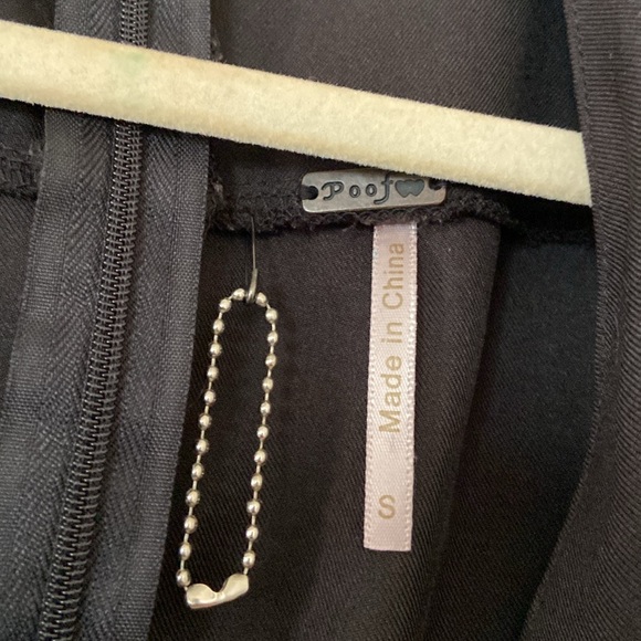 NWOT Poof S Black Romper - Picture 2 of 8